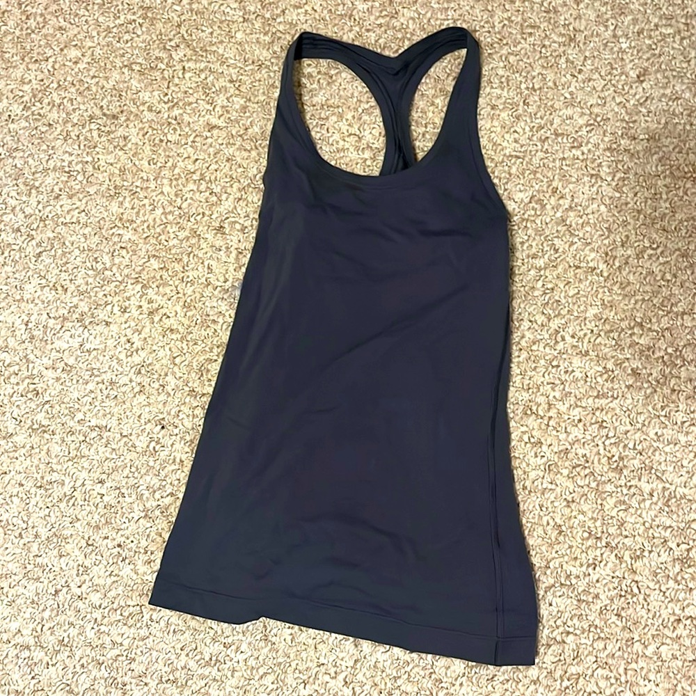 Lululemon Racerback Tank Top In Black Size 6